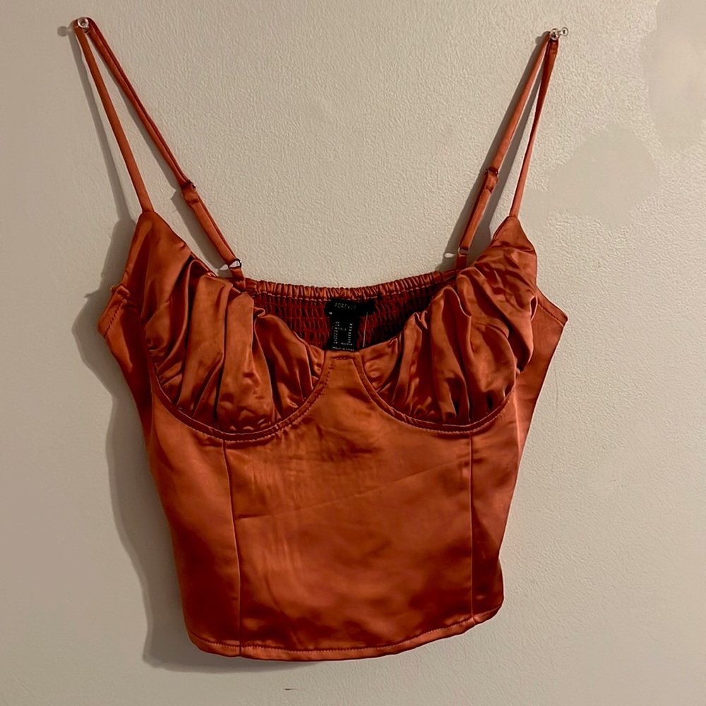 Apricot Crop Top - Picture 1 of 1